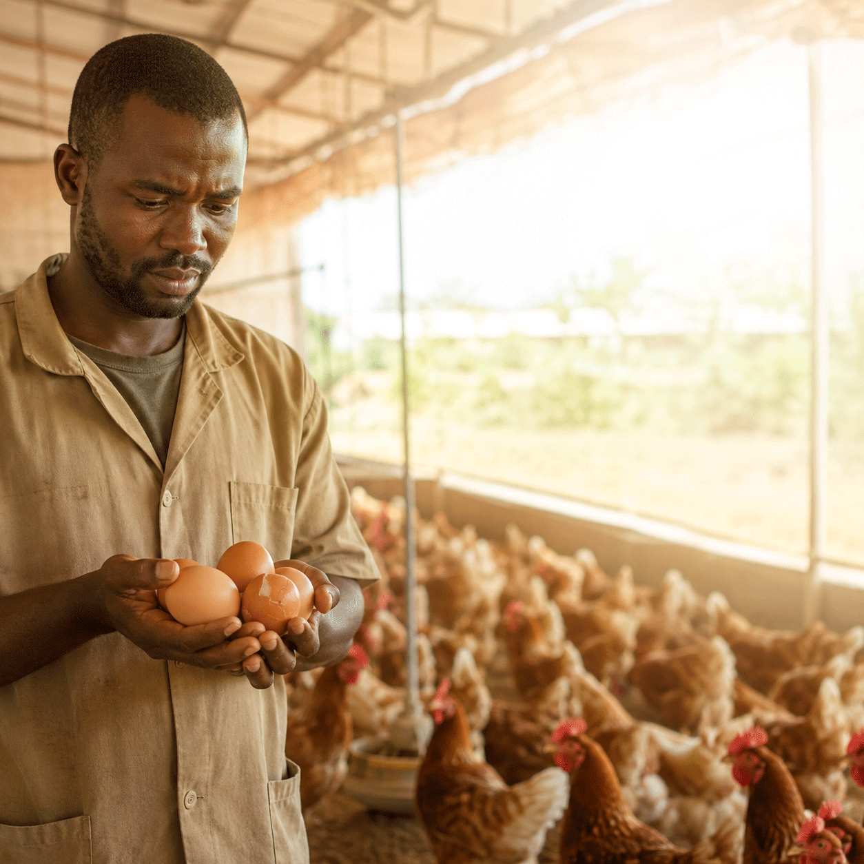 Poor eggshell quality in African layer flock during summer